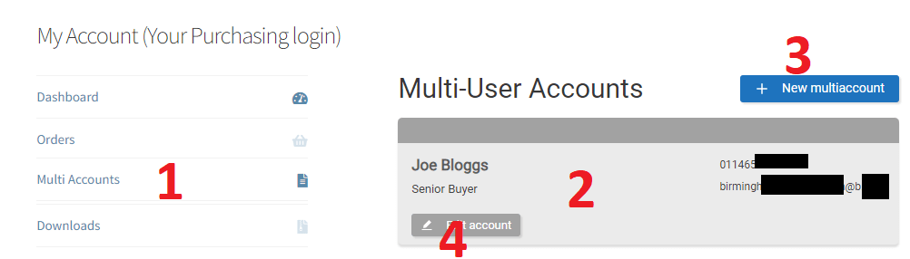 multi accounts How do I get an account statement for all my invoices?