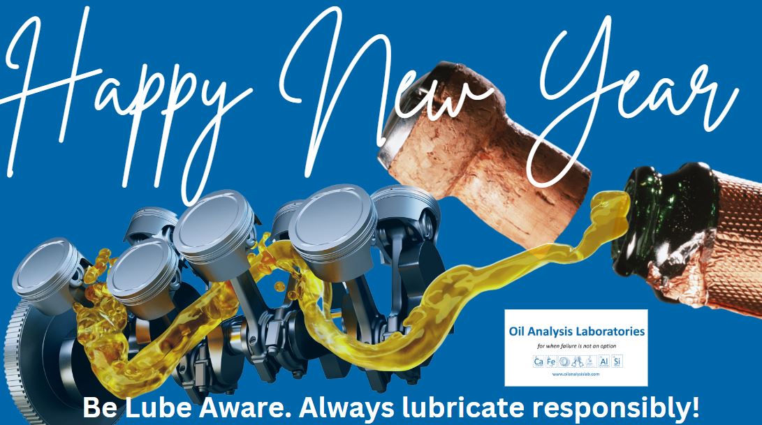 Happy New Year 2023. Be Lube Aware. Always lubricate responsibly.