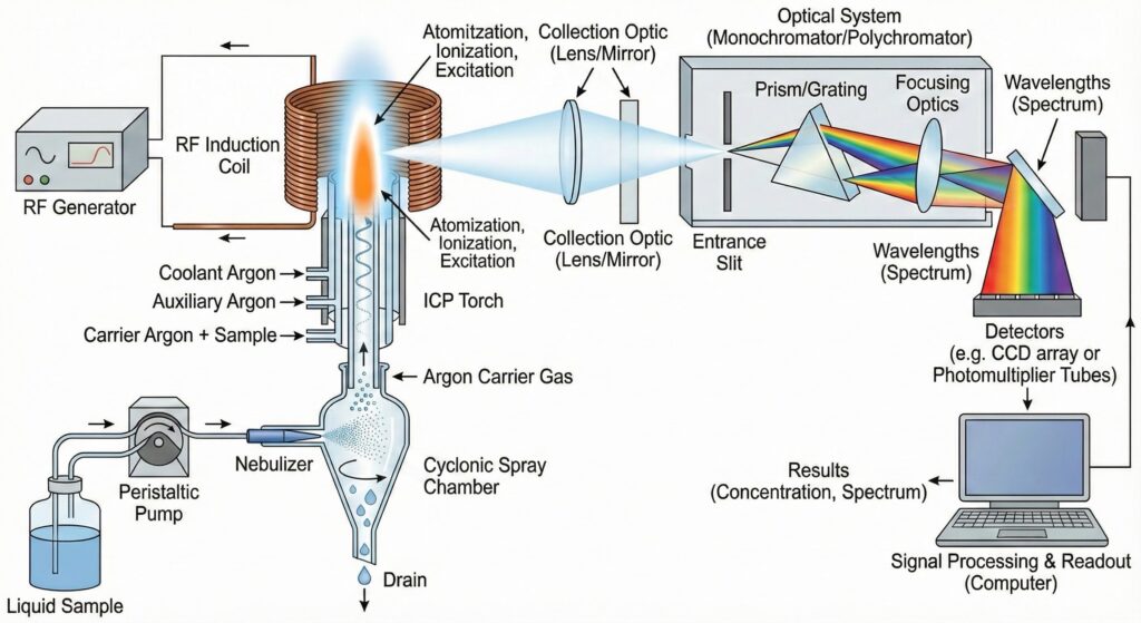 A day in a life of an oil sample – Inductively coupled plasma (ICP ...